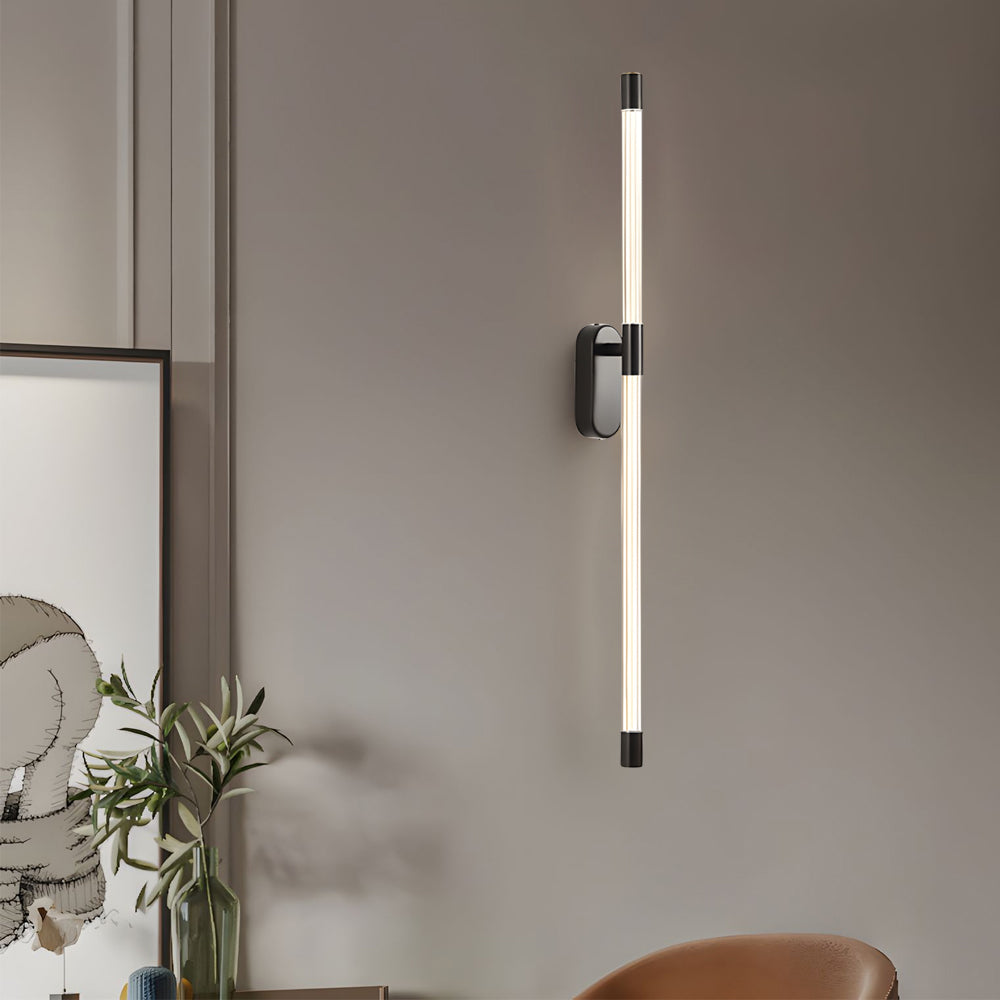 Acrylic Tube Tall Linear Wall Semi-Flush Mount Sconce - Lighting > Wall Lights > LED Wall Lights - DINIBLO 