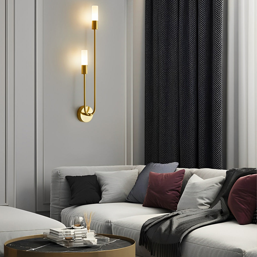 Creative 2 Lights G9 Luxury Modern Minimalist Wall Lights Fixture - Lighting > Wall Lights > Wall sconces - DINIBLO 