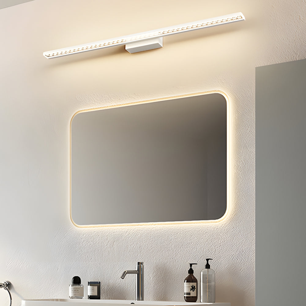 15.7''/23.6'' L Strip 3 Step Dimming LED Vanity Lights with Acrylic Shade - Lighting > Wall Lights > Bathroom Vanity Lighting - DINIBLO 