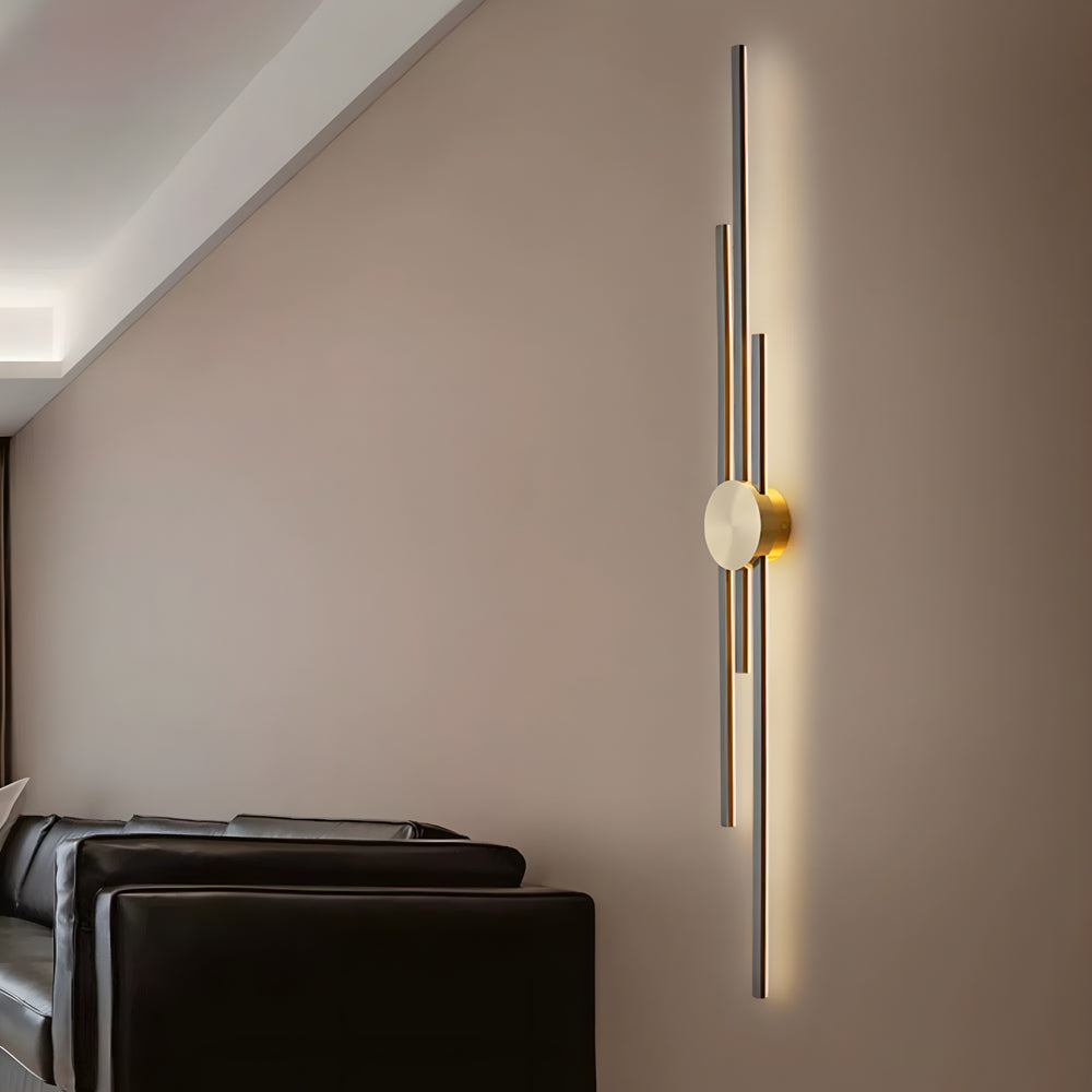 Modern Linear Wall Lamp Minimalist 2 Color Metal Wall Light - Lighting > Wall Lights > LED Wall Lights - DINIBLO 