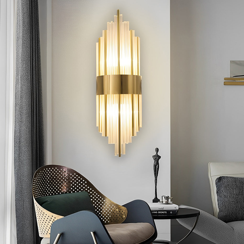 Simple Luxury Three Step Dimming LED Post-Modern Crystal Wall Lights Fixture - Lighting > Wall Lights > Wall sconces - DINIBLO 