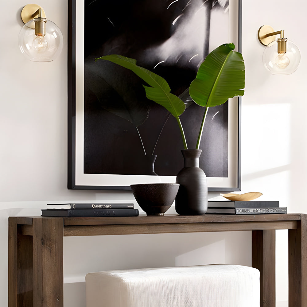 Simple Glass Shade Creative Hardware Minimalist Postmodern Wall Lamp - Lighting > Wall Lights > Wall sconces - DINIBLO 