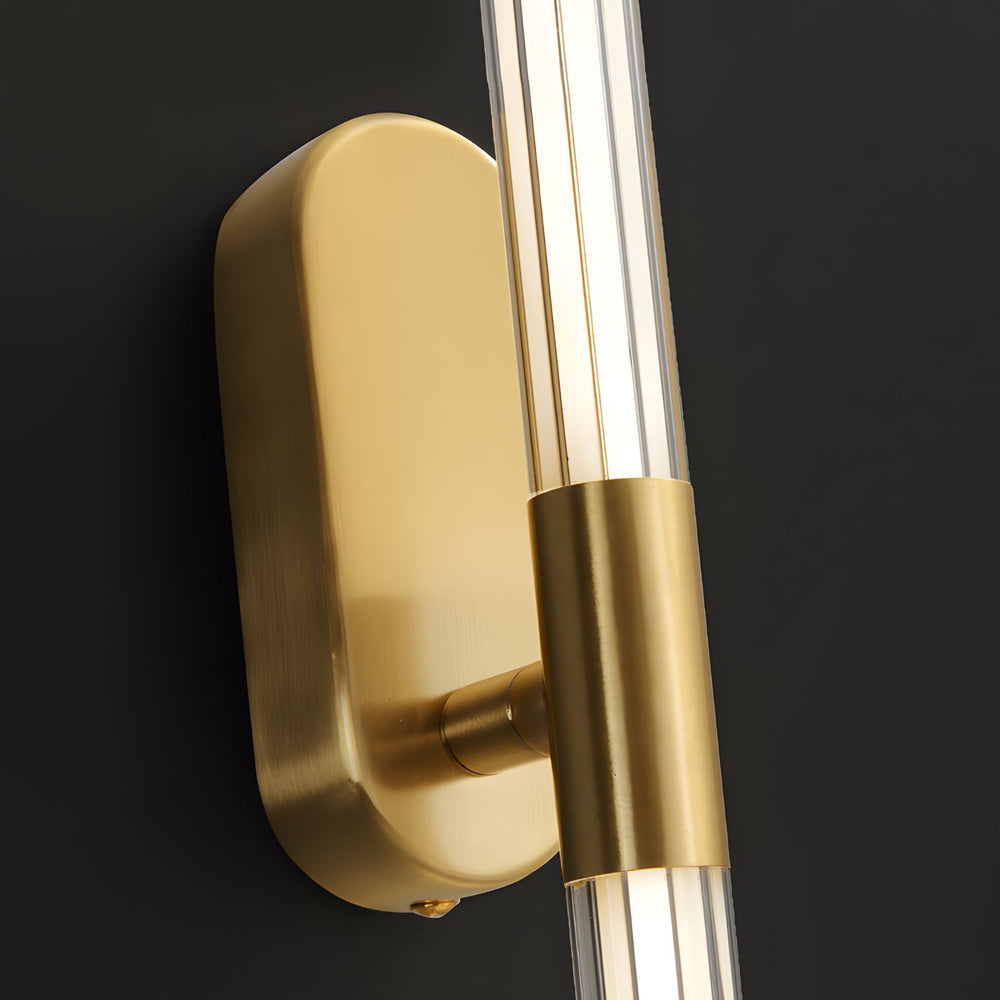 Acrylic Tube Tall Linear Wall Semi-Flush Mount Sconce - Lighting > Wall Lights > LED Wall Lights - DINIBLO 