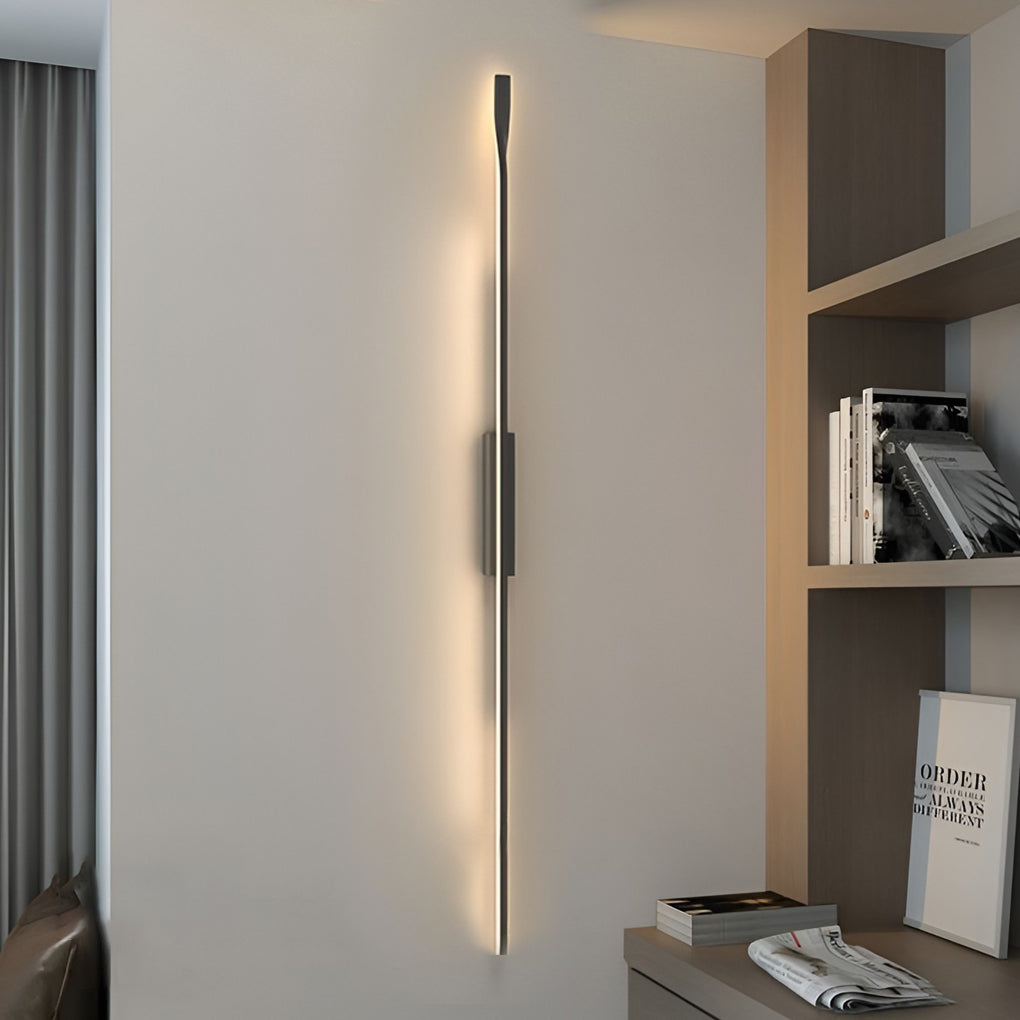 Creative Linear Strip LED Black Nordic Wall Lamp Wall Sconce Lighting - Lighting > Wall Lights > LED Wall Lights - DINIBLO 