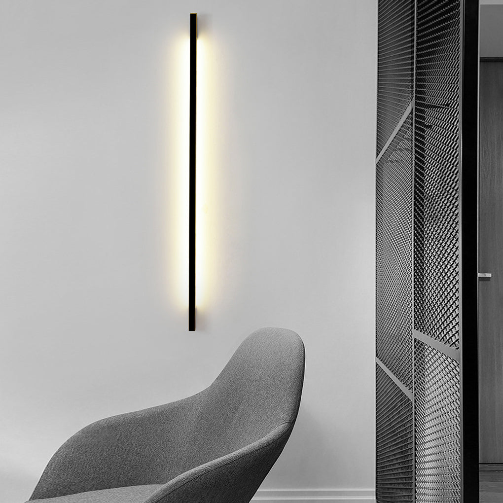 Minimalist Strip Three Step Dimming LED Black Postmodern Wall Lamp - Lighting > Wall Lights > LED Wall Lights - DINIBLO 