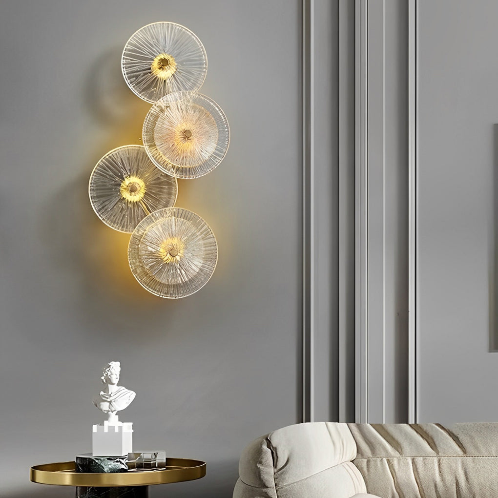 Creative Round Glass Luxury LED Personality Post-Modern Wall Light Fixture - Lighting > Wall Lights > Wall sconces - DINIBLO 