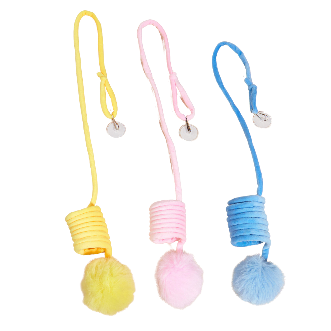 Hanging Dangling Spings Cat Toys With Bell Ball - Cat Toys - DINIBLO 