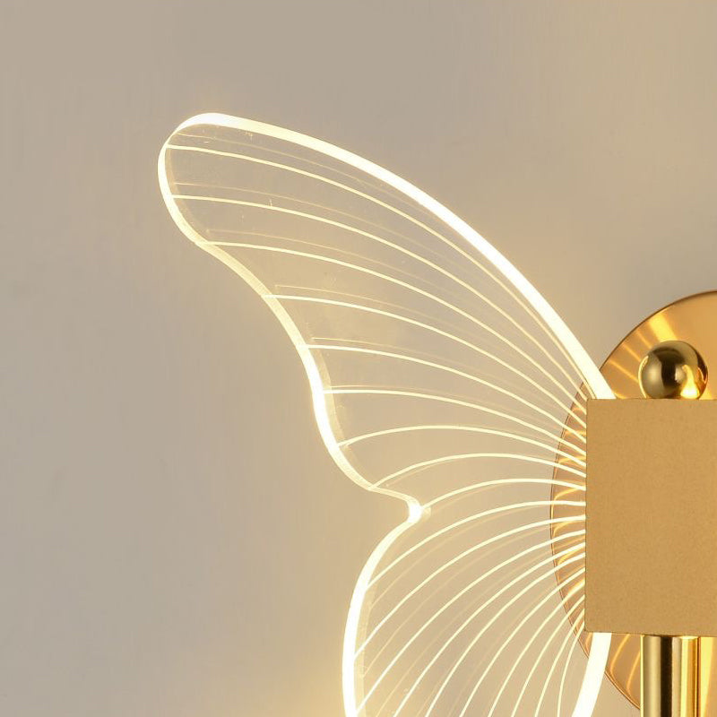 Butterflies Luxury Creative Three Step Dimming Modern LED Wall Lights Fixture - Lighting > Wall Lights > Wall sconces - DINIBLO 