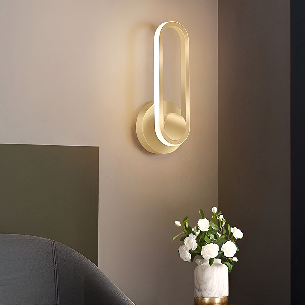 330° Rotatable Rounded Rectangular LED Nordic Wall Lamp Wall Sconce Lighting - Lighting > Wall Lights > Wall sconces - DINIBLO 