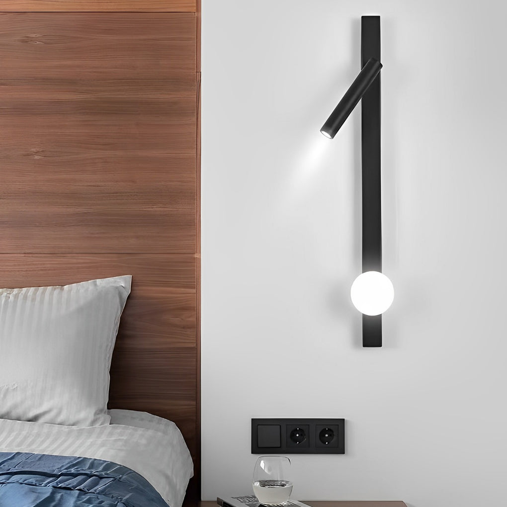 Adjustable Minimalist Creative Electroplated Metal Black Wall Sconces - Lighting > Wall Lights > LED Wall Lights - DINIBLO 