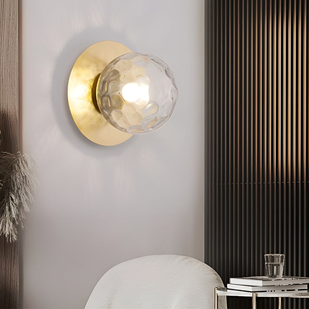 Round Glass Ball 12W LED Modern Wall Lamp Wall Sconce Lighting - Lighting > Wall Lights > Wall sconces - DINIBLO 