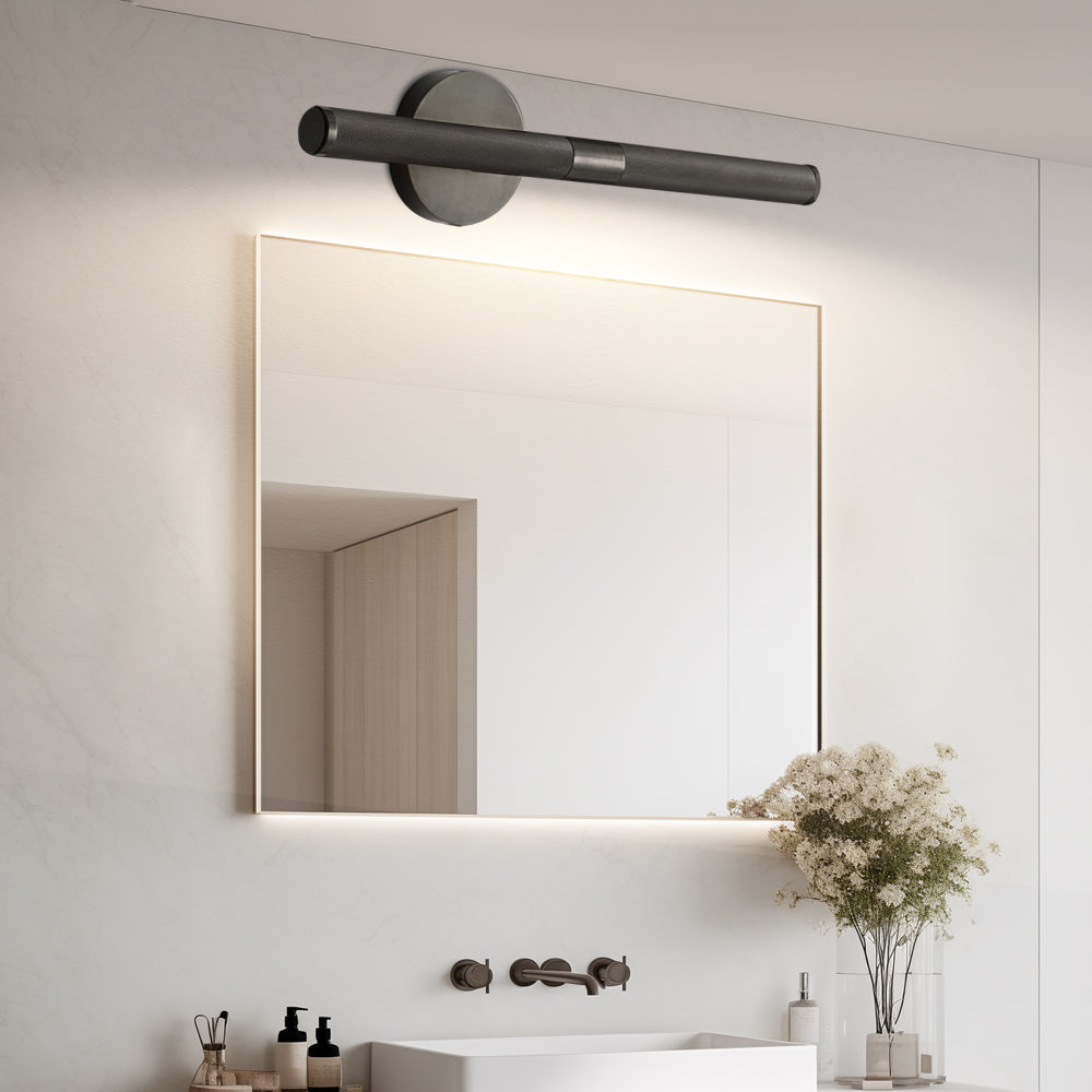 Modern LED Vanity Light Fixture with Gold/Chrome/Black Nickel Finish - Lighting > Wall Lights > Bathroom Vanity Lighting - DINIBLO 