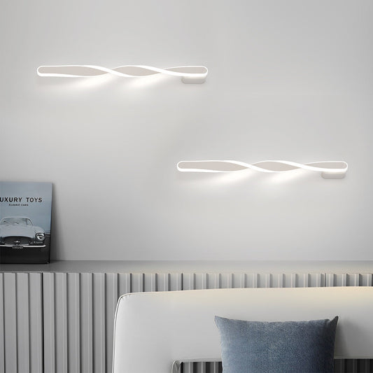 Spiral Long Strip LED 29W Minimalist Ins Wall Lamp Wall Sconce Lighting - Lighting > Wall Lights > LED Wall Lights - DINIBLO 