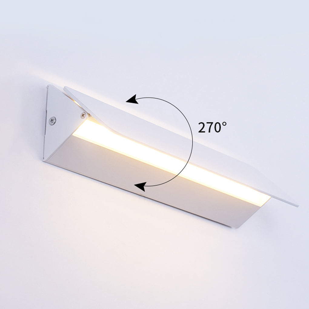 270° Rotatable Adjustable Rectangular Strip LED White Nordic Wall Lamp - Lighting > Wall Lights > LED Wall Lights - DINIBLO 