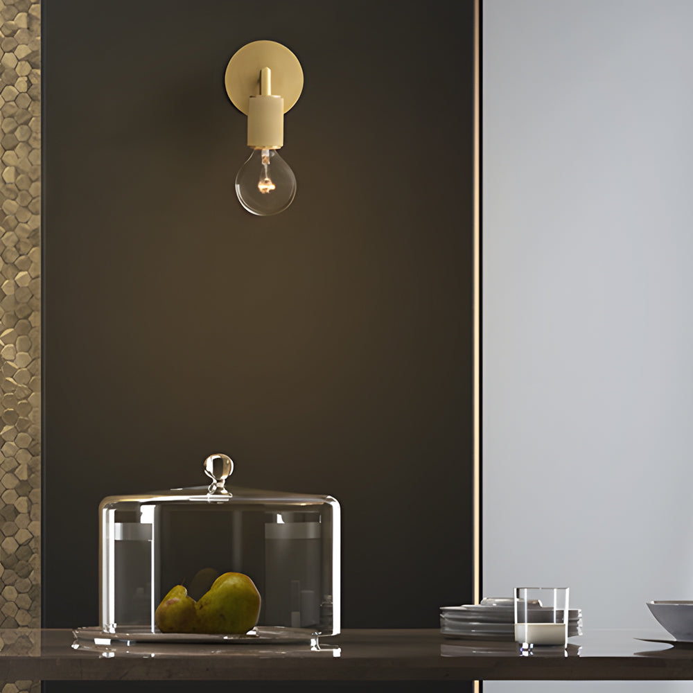 Simple Glass Shade Creative Hardware Minimalist Postmodern Wall Lamp - Lighting > Wall Lights > Wall sconces - DINIBLO 