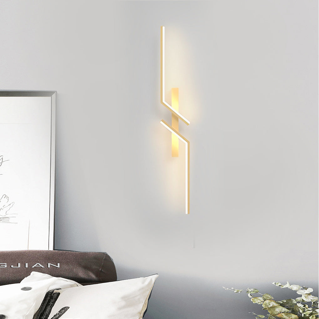 Irregular Symmetrical L Shape Creative LED Minimalist Wall Lamp Sconces Lighting - Lighting > Wall Lights > LED Wall Lights - DINIBLO 