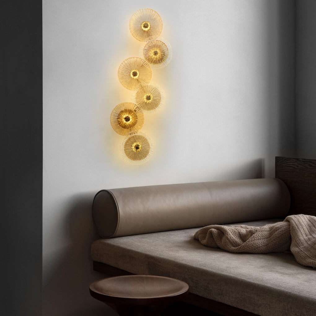 Creative Round Glass Luxury LED Personality Post-Modern Wall Light Fixture - Lighting > Wall Lights > Wall sconces - DINIBLO 