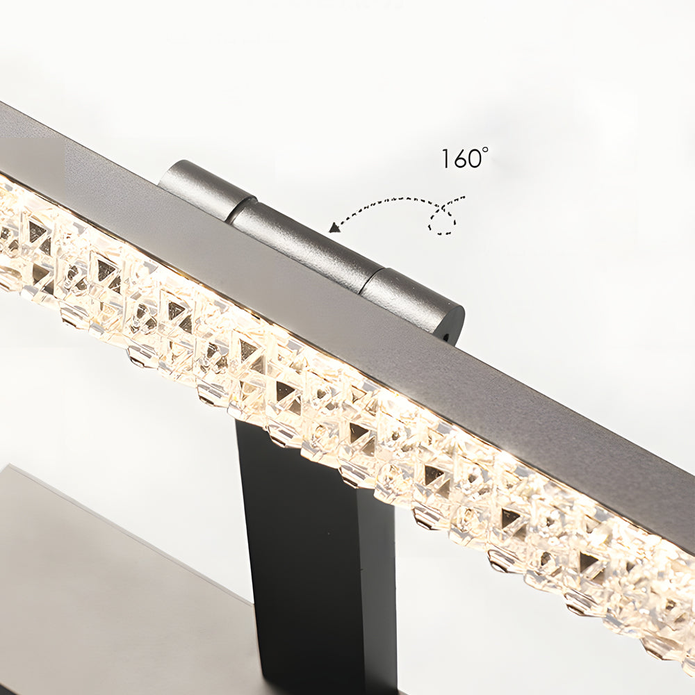 1-Light Acrylic Bar 160° Adjustable LED Vanity Lights In-3 Step Dimming - Lighting > Wall Lights > Bathroom Vanity Lighting - DINIBLO 