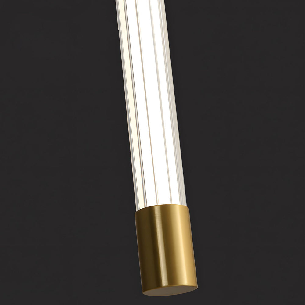 Acrylic Tube Tall Linear Wall Semi-Flush Mount Sconce - Lighting > Wall Lights > LED Wall Lights - DINIBLO 