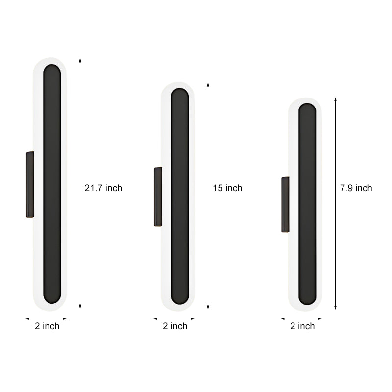 Long Strip Minimalist LED 3 Step Dimming Modern Indoor Wall Lights Fixture - Lighting > Wall Lights > LED Wall Lights - DINIBLO 