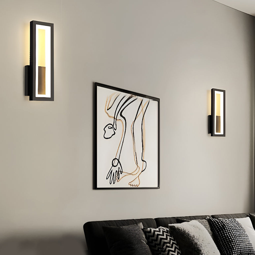 Rectangular LED Modern Wall Lamp Wall Sconce Lighting Wall Light Fixture - Wall Light Fixtures - DINIBLO 