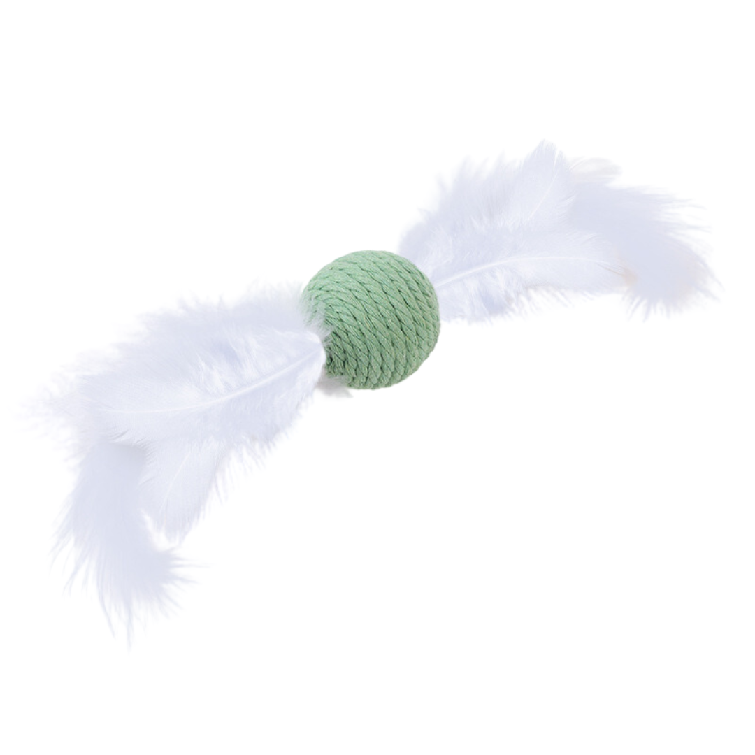 Interactive Cat Rope Feather Toys With Sound - Cat Toys - DINIBLO 