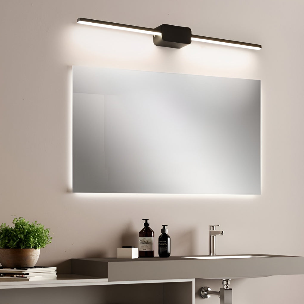 White/Black Modern 1-Light Linear Vanity Light LED Bath Bar - Lighting > Wall Lights > Bathroom Vanity Lighting - DINIBLO 