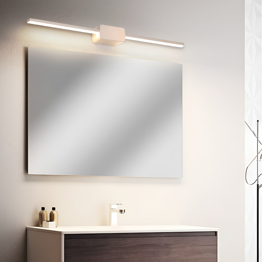 White/Black Modern 1-Light Linear Vanity Light LED Bath Bar - Lighting > Wall Lights > Bathroom Vanity Lighting - DINIBLO 