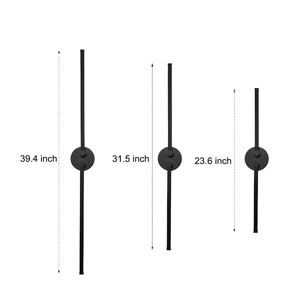 1 PC Black Modern Rotatable Linear LED Wall Light Sconces - Lighting > Wall Lights > LED Wall Lights - DINIBLO 