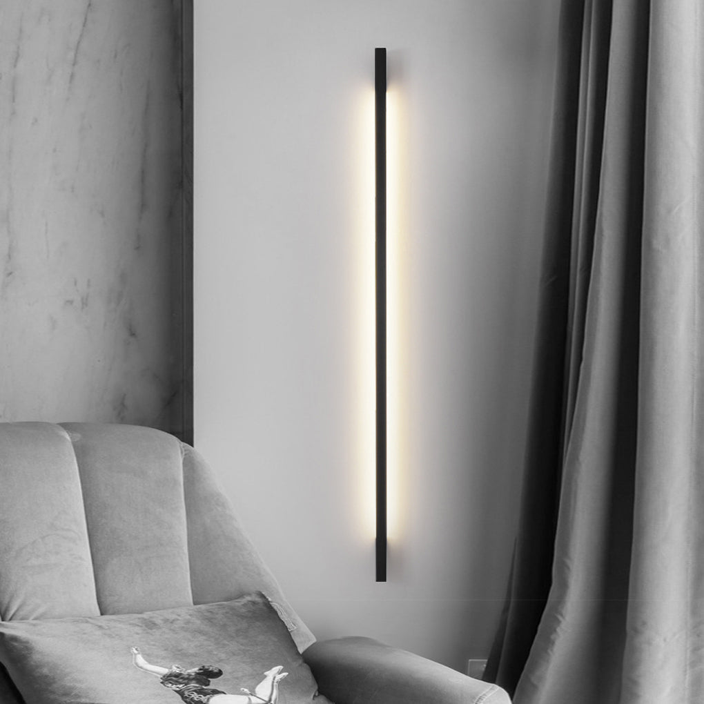 Minimalist Strip Three Step Dimming LED Black Postmodern Wall Lamp - Lighting > Wall Lights > LED Wall Lights - DINIBLO 