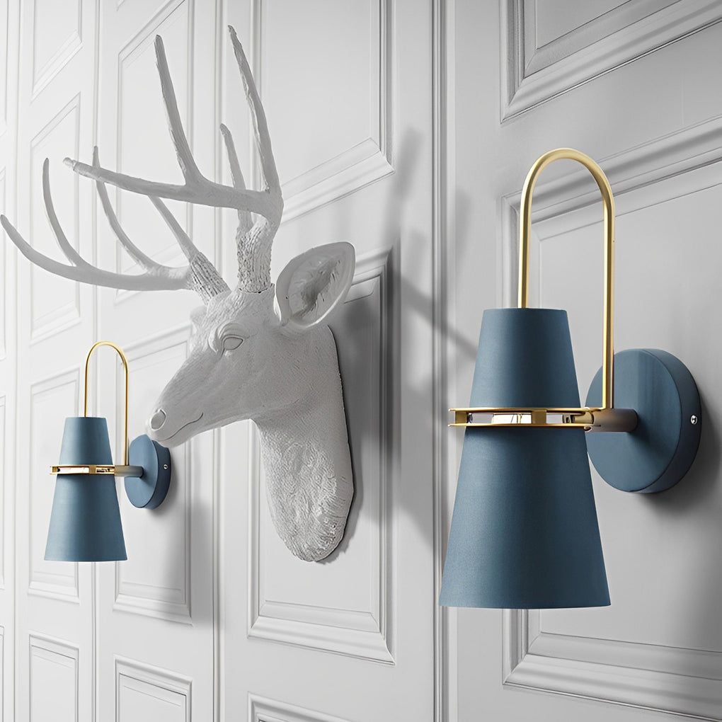 Personality Creative Iron Nordic Wall Lamp Plug in Wall Sconce Lighting - Lighting > Wall Lights > Wall sconces - DINIBLO 