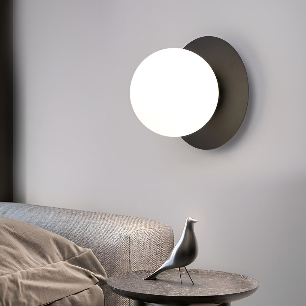 Round Glass Ball 12W LED Modern Wall Lamp Wall Sconce Lighting - Lighting > Wall Lights > Wall sconces - DINIBLO 