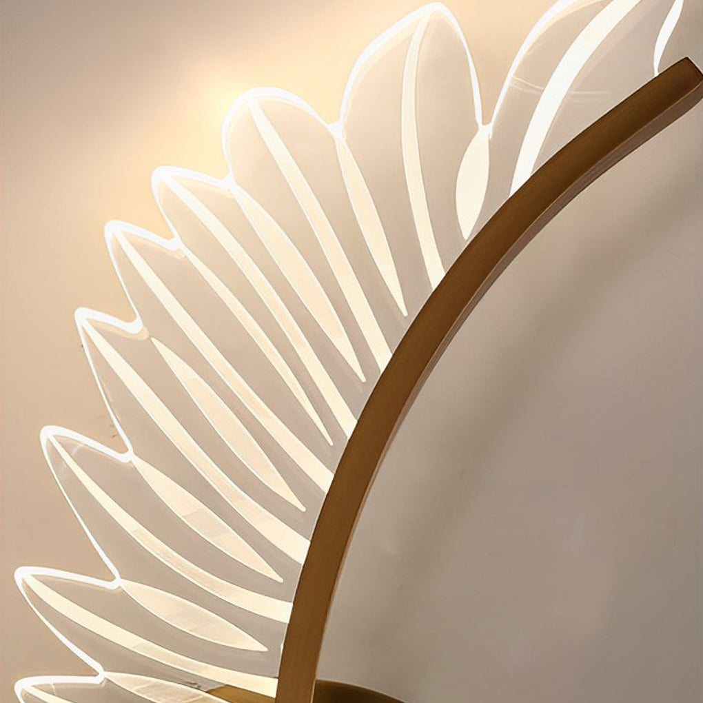 Acrylic Leaves Feathers LED Three Step Dimming Postmodern Wall Lamp - Lighting > Wall Lights > Wall sconces - DINIBLO 