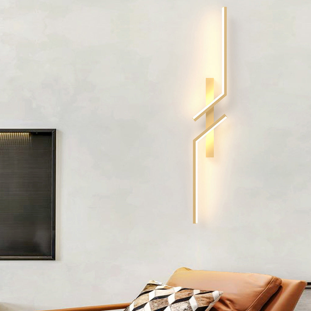 Irregular Symmetrical L Shape Creative LED Minimalist Wall Lamp Sconces Lighting - Lighting > Wall Lights > LED Wall Lights - DINIBLO 