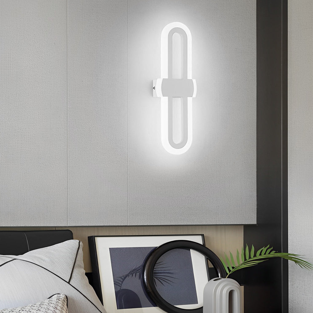 Rounded Rectangular Creative LED Modern Wall Lamp Wall Sconces Lighting - Lighting > Wall Lights > Wall sconces - DINIBLO 