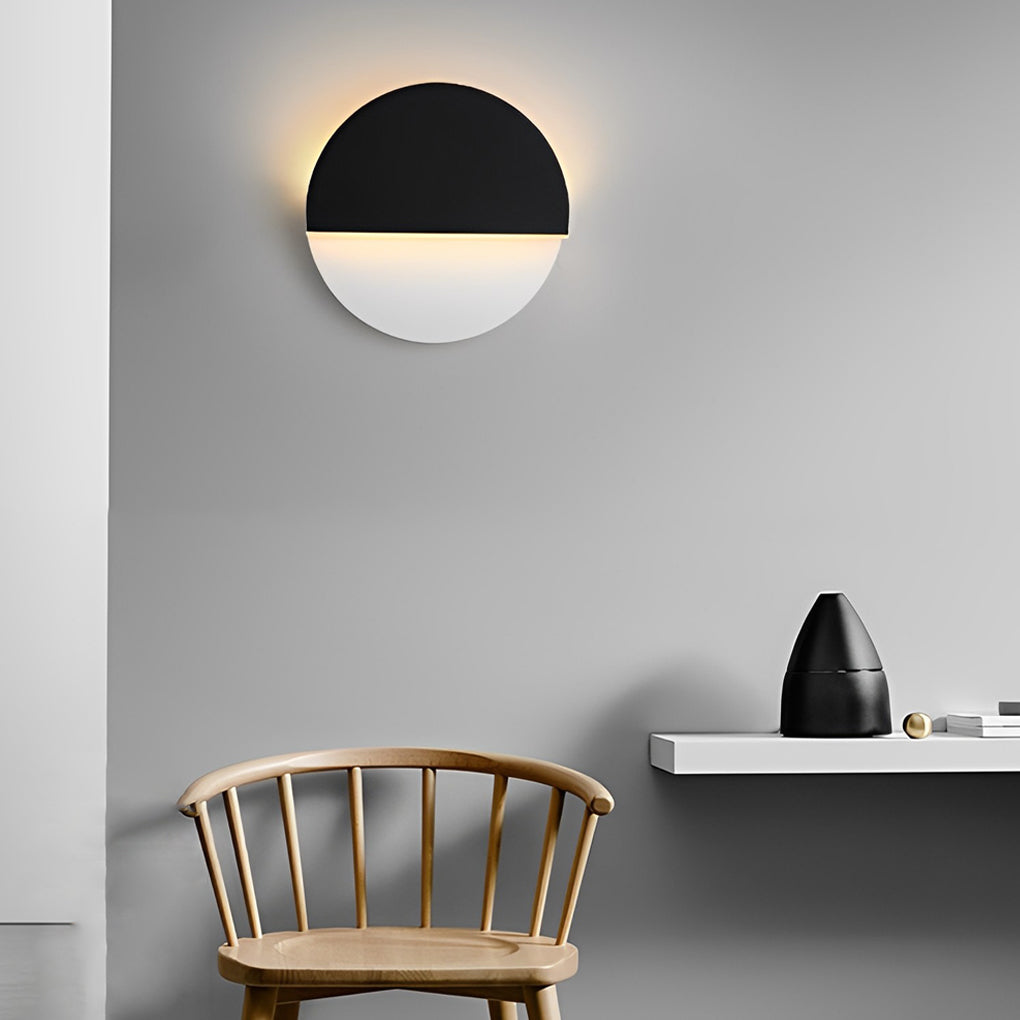 Creative Circular 350° Rotatable LED Black Nordic Wall Sconces Lighting - Lighting > Wall Lights > Wall sconces - DINIBLO 