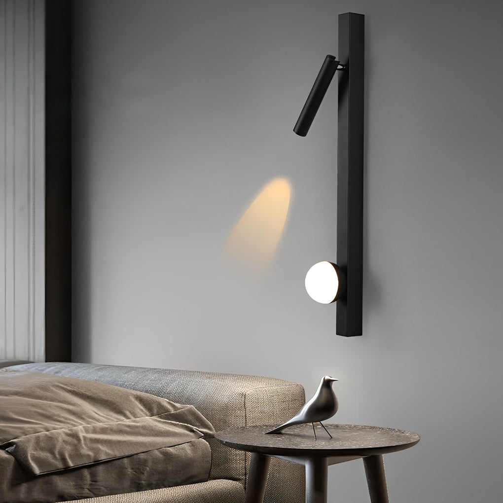 Adjustable Minimalist Creative Electroplated Metal Black Wall Sconces - Lighting > Wall Lights > LED Wall Lights - DINIBLO 