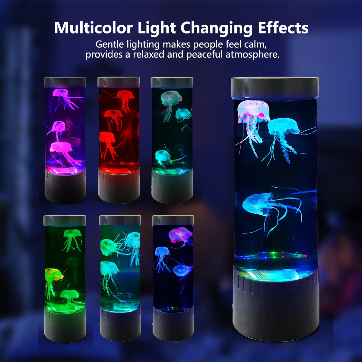 Led Jellyfish Aquarium Lamp - Lamps - DINIBLO 