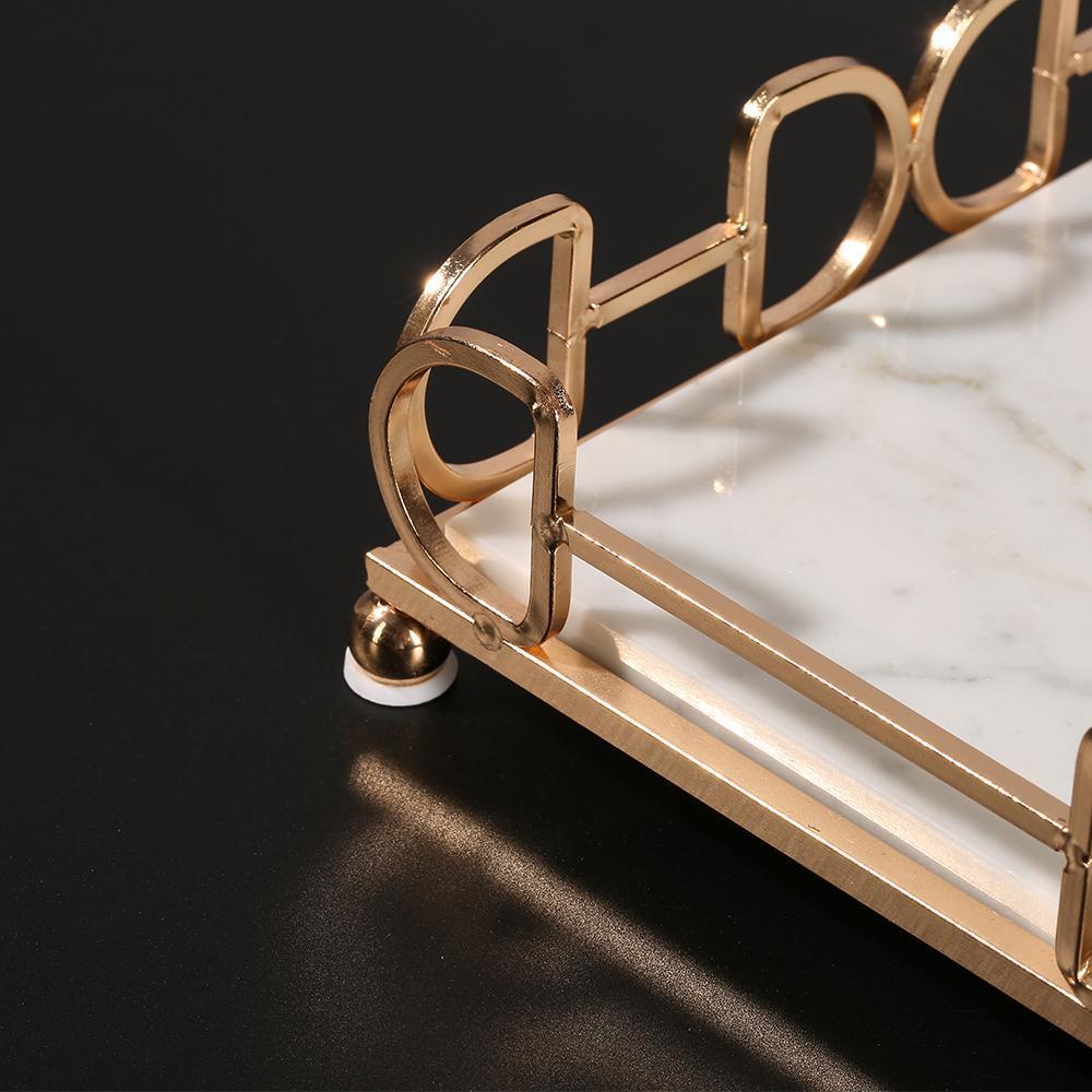 White Marble Tissue Holder Decorative Rectangular Tissue Box Holder - Home Decor > Storage Containers > Storage Trays - DINIBLO 