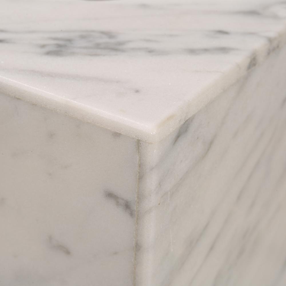 White Marble Tissue Holder Decorative Rectangular Tissue Box Holder - Home Decor > Storage Containers > Storage Trays - DINIBLO 