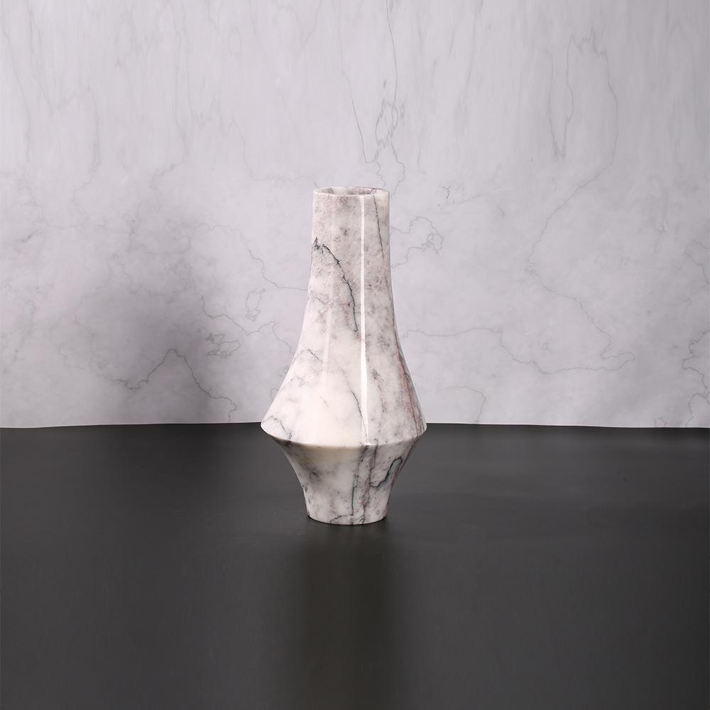 Marble Modern White Flower Vase Table Decorative Vases Small Plant Vase - Home Decor > Home Accessories > Vases - DINIBLO 