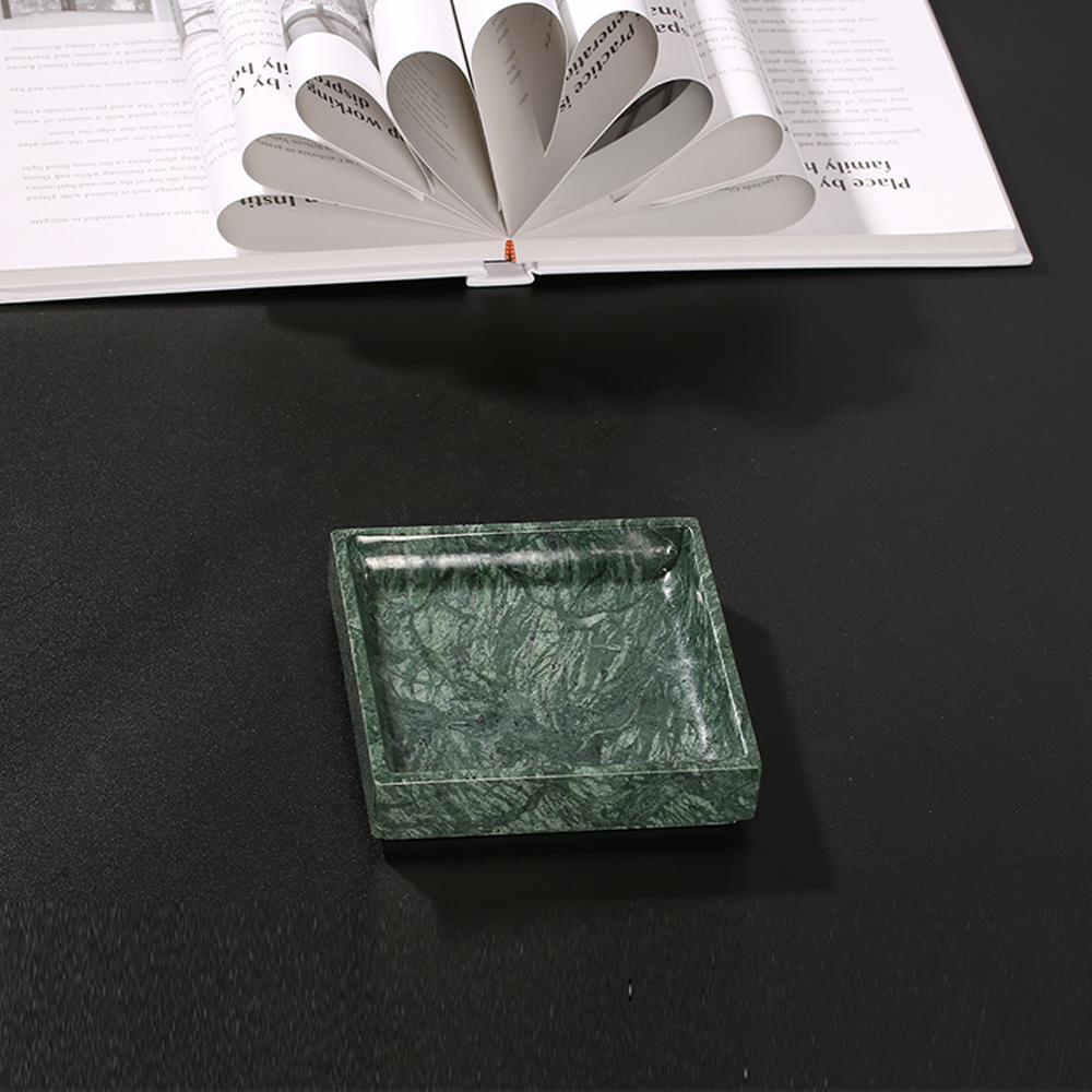 Square Green Marble Ashtray Vintage Unique Cigar Ashtray - Home Decor > Storage Containers > Ashtray - DINIBLO 