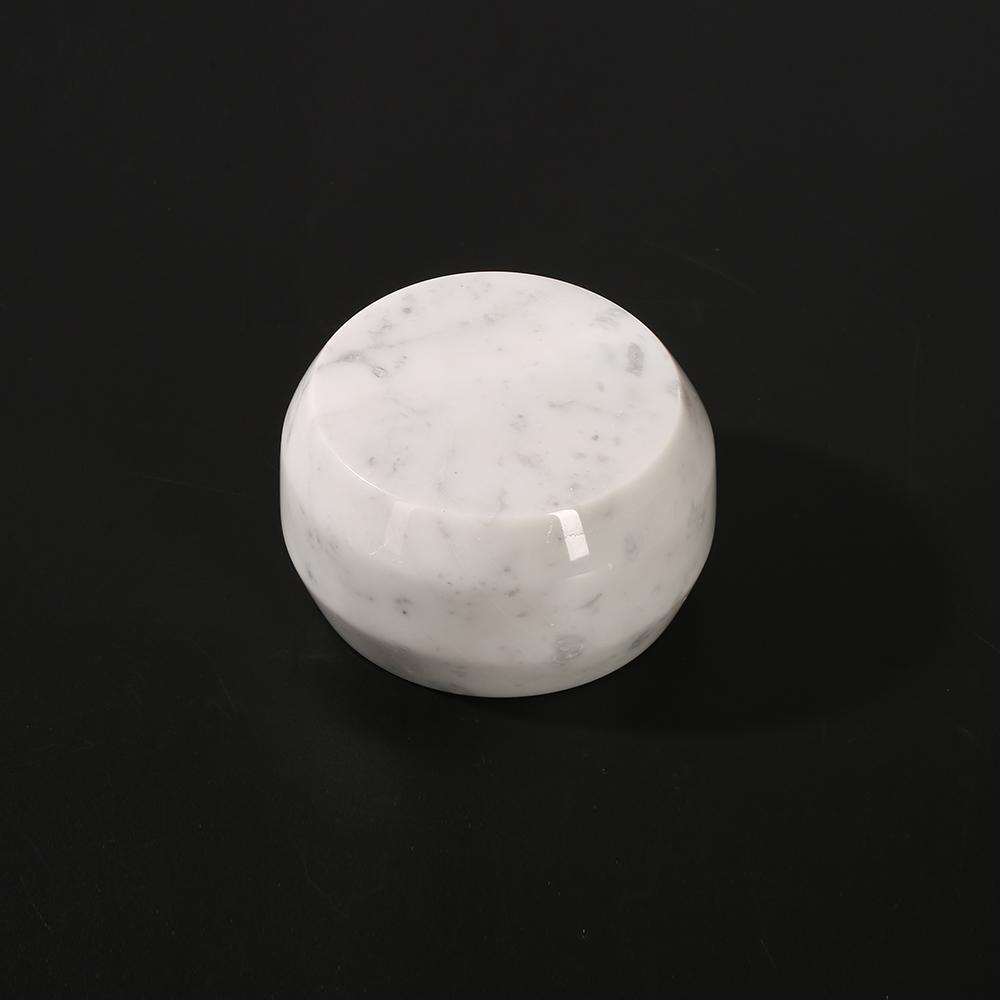 Small Marble Trinket Tray Tin Ring Change Storage Tray Round White - Organization > Storage Containers > Storage Trays - DINIBLO 