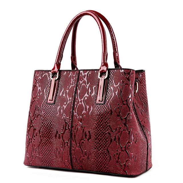 Big Capacity Leather Tote Shoulder Handbag - Hand Bag - DINIBLO 