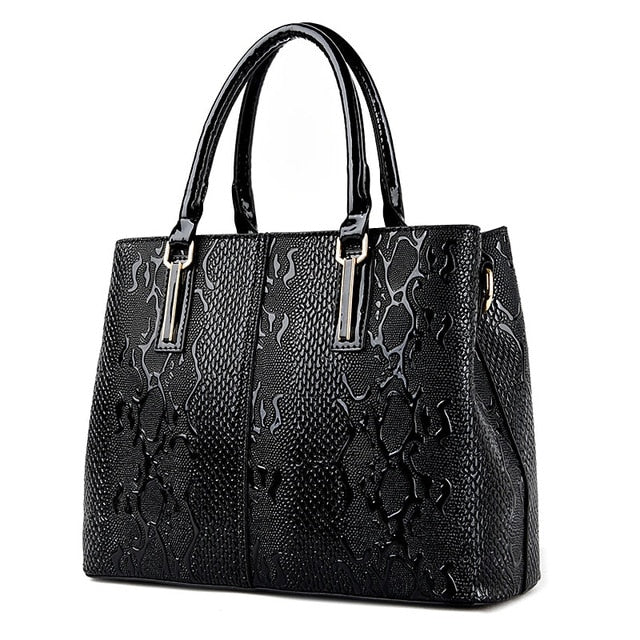 Big Capacity Leather Tote Shoulder Handbag - Hand Bag - DINIBLO 