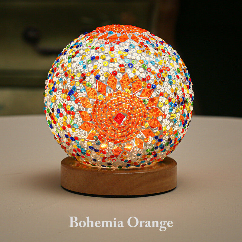 Bohemian Style Creative Rechargeable Glass Table Lamp - Table Lamp - DINIBLO 