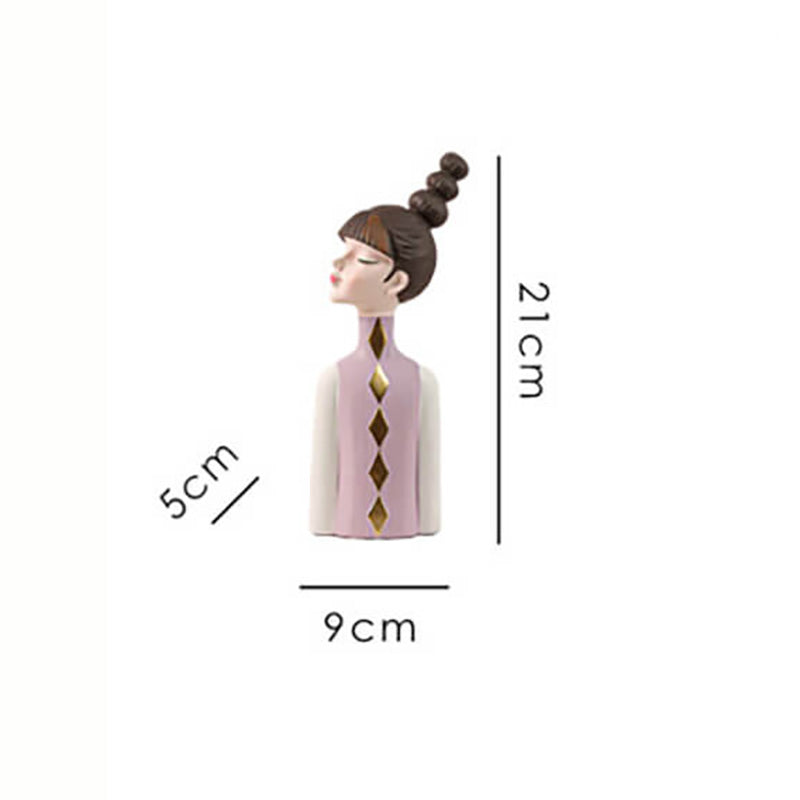 Braid Girl Resin Decoration - Decoration - DINIBLO 