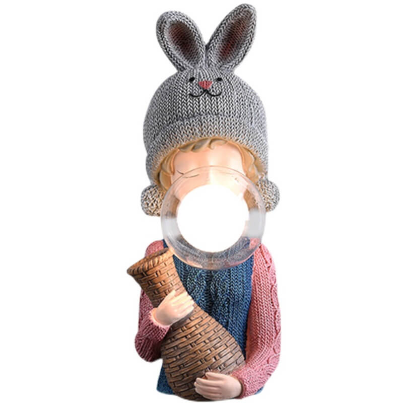 Rabbit Ear Bubble Girl Desk Lamp - Table Lamp - DINIBLO 