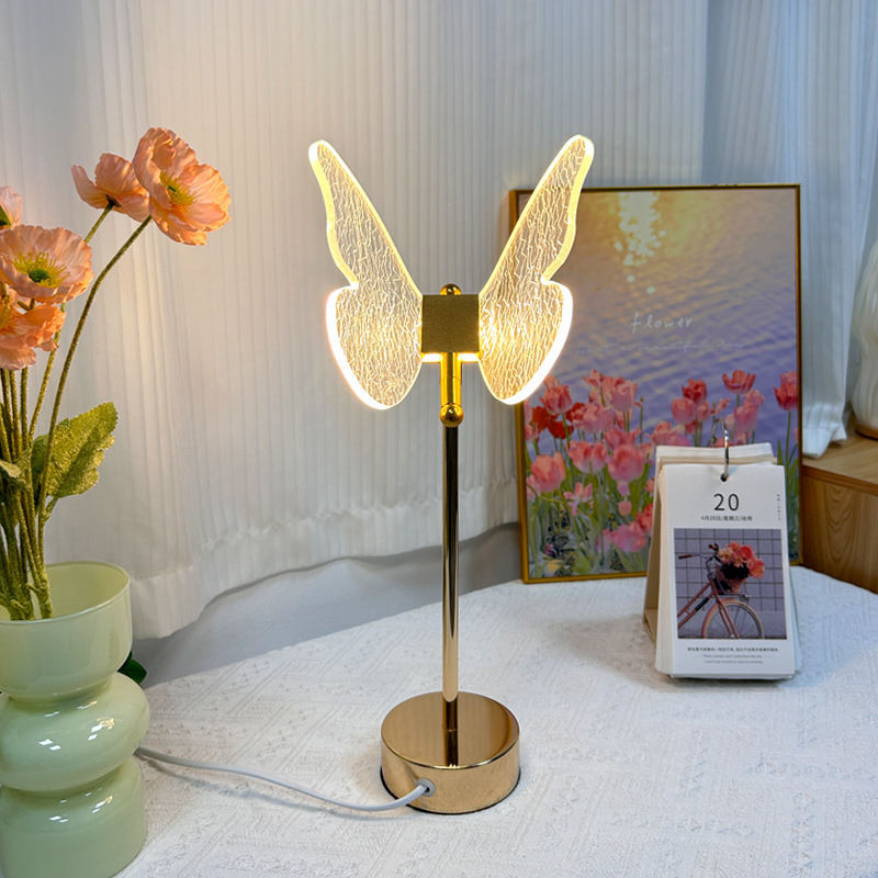 Butterfly Flower Table Lamp - LAMP - DINIBLO 