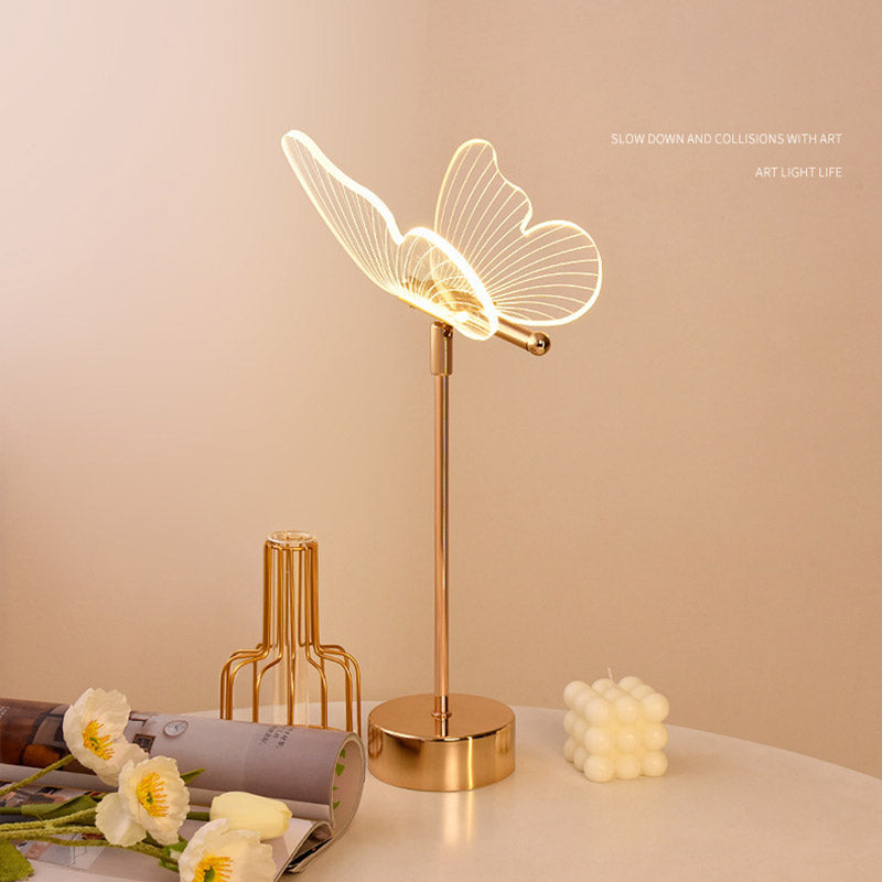 Butterfly Flower Table Lamp - LAMP - DINIBLO 